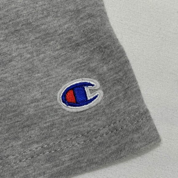 Womens Champion T-Shirt Gray Size Large Short Sleeve Graphic - Picture 5 of 6